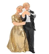 Picture of 50TH ANNIVERSARY CAKE TOPPER 12CM HIGH